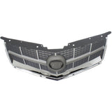 Grille For 2010-2012 Cadillac SRX Upper Gray Plastic