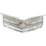 Grille For 2010-2012 Cadillac SRX Upper Gray Plastic