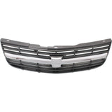 Grille For 2000-2005 Chevrolet Impala Gray Plastic
