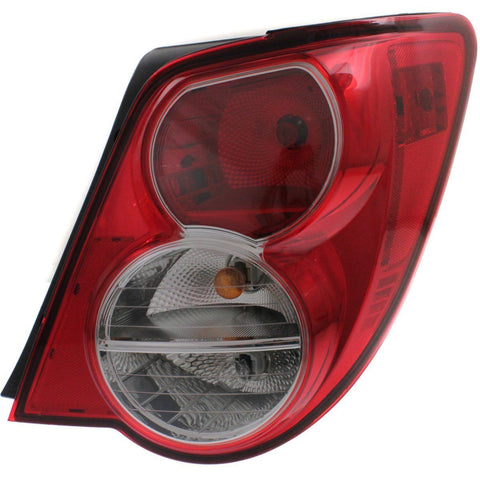 Halogen Tail Light For 2012-2016 Chevy Sonic Sedan Right Clear/Red w/ Bulbs CAPA