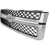 Grille For 2011-2014 Chevrolet Silverado 2500 HD Silverado 3500 HD Plastic