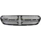 Grille Insert For 2014-2015 Durango Textured Black w/ Chrome Trim Code MF5