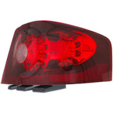 Halogen Tail Light For 2011-2014 Dodge Avenger Right Clear/Red Lens w/Bulbs CAPA
