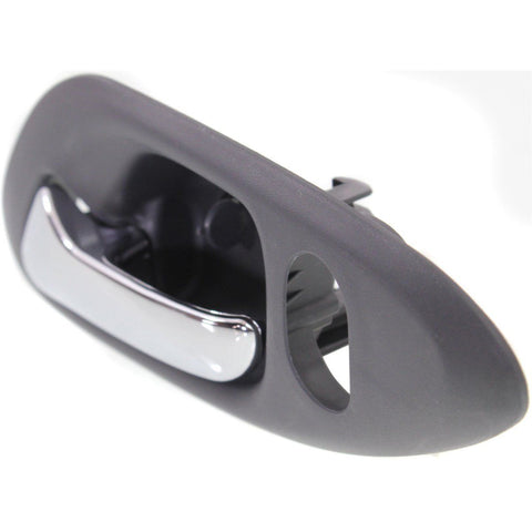 Door Handle For 1998-2002 Honda Accord Coupe Front Left Gray w/Chrome Lever
