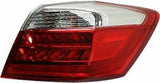 Right Passenger Side Tail Light Tail Lamp for 2013-2015 Honda Accord