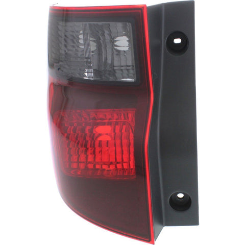 Halogen Tail Light For 2009-2010 Honda Element SC Model Left Clear & Red Lens