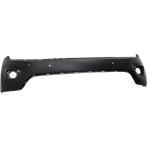 Front Upper Bumper Cover For 2014-15 Jeep Grand Cherokee w/ IPAS Holes Primed