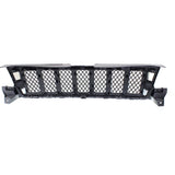 Grille For 2011-2013 Jeep Grand Cherokee Chrome Shell w/ Black Insert Plastic