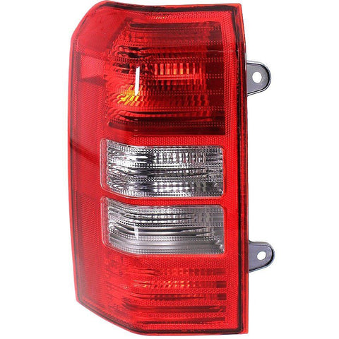 Halogen Tail Light For 2008-2017 Jeep Patriot Left Clear/Red Lens w/ Bulbs CAPA