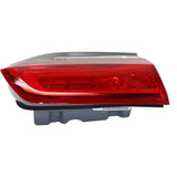 Tail Light For 14-15 Jeep Grand Cherokee Driver Side Inner Liftgate Mounted