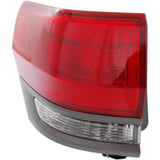 Halogen Tail Light For 2014-17 Jeep Grand Cherokee Left Outr w/Gray Trm/Blb CAPA