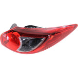 Tail Light For 13-16 Mazda CX-5 Passenger Side Outer Body Mounted Bulb Type