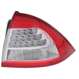 Halogen Tail Light For 2006-2009 Mercury Milan Right Outer Clear & Red Lens