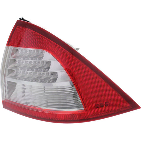 Halogen Tail Light For 2006-2009 Mercury Milan Right Outer Clear & Red Lens