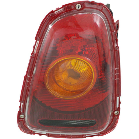 Halogen Tail Light For 2007-2010 Mini Cooper Right w/Yellow Turn Indicator/Bulbs