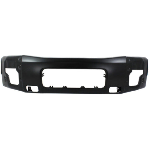 Front Bumper For 2008-2012 Nissan Titan Painted Black Steel