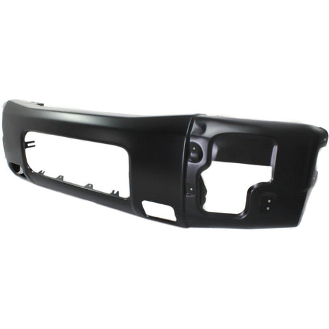 Front Bumper For 2008-2012 Nissan Titan Painted Black Steel