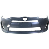 Front Bumper Cover For 2012-2014 Toyota Prius C w/ fog lamp holes Primed