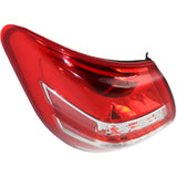 Halogen Tail Light For 2009-12 Toyota RAV4 Japan Built Left Clear/Red Lens CAPA