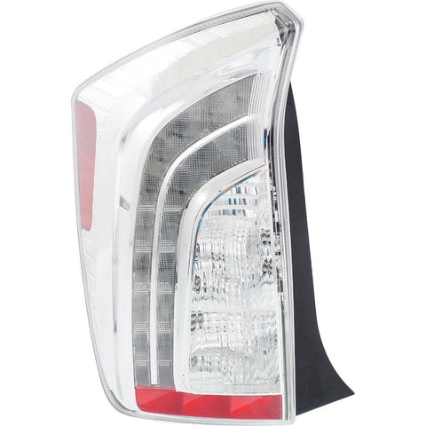 Halogen Tail Light For 2012-15 Toyota Prius Plug-In Left Clear/Red w/ Bulbs CAPA