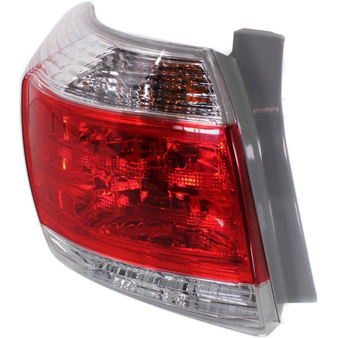 LKQ Halogen Tail Light For 2011-13 Toyota Corolla USA Built Left Clr/Red w/Blb CAPA