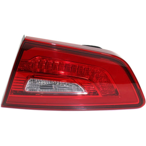 LED Tail Light For 2014-15 Kia Optima From 10-3-13 Right Inner Clear/Red w/Bulbs