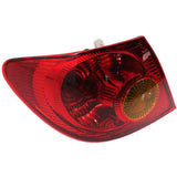LKQ Tail Light for 2003-2004 Toyota Corolla Driver Side