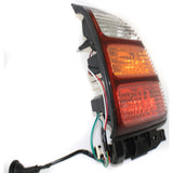 Halogen Tail Light For 1998-2000 Toyota RAV4 Right Amber/Clear/Red Lens w/ Bulbs