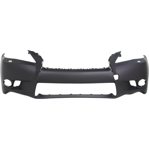 Front Bumper Cover For 2014-2015 Lexus GS350 w/ HLW Holes Primed Plastic CAPA - PartsGalaxy